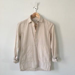 Madewell Striped Pocket Popover Shirt